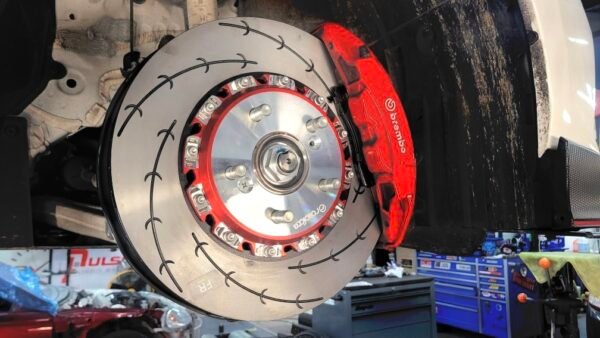Honda Civic Type-R Two-Piece Floating “AeroFlow” R-slotted Curved Vanes Rotors  FL5 / FK8 (Front) - Image 2