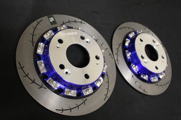 Honda Civic Type-R Two-Piece Floating “AeroFlow” R-slotted Rotors FL5 / FK8 (Rear) - Image 4